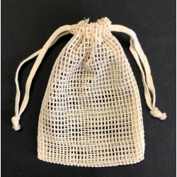 Natural Cotton Net Bag 5"x7" (12)